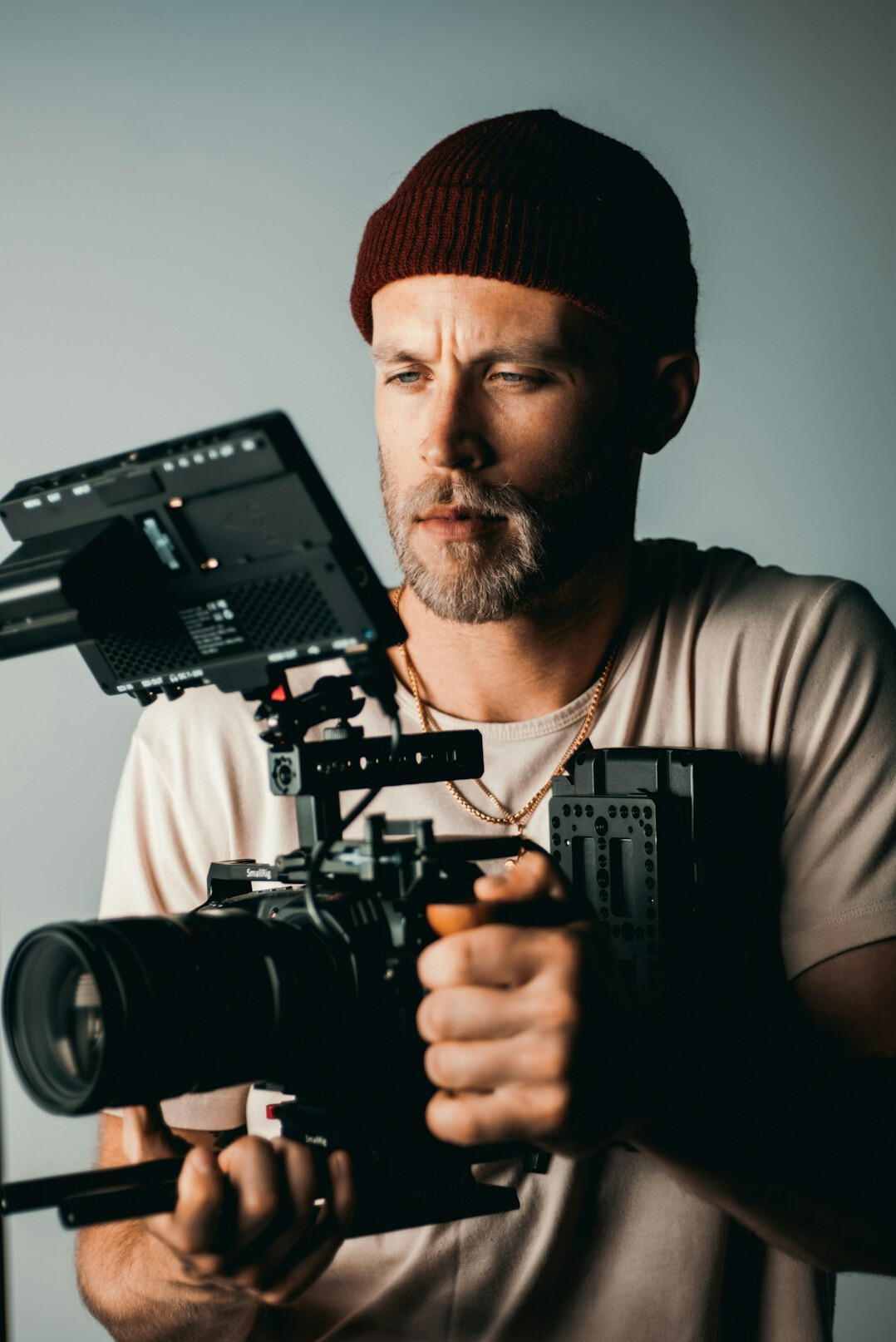 independent filmmaker with camera