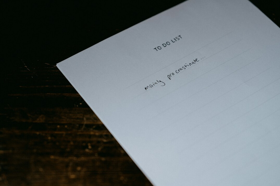 film script on table
