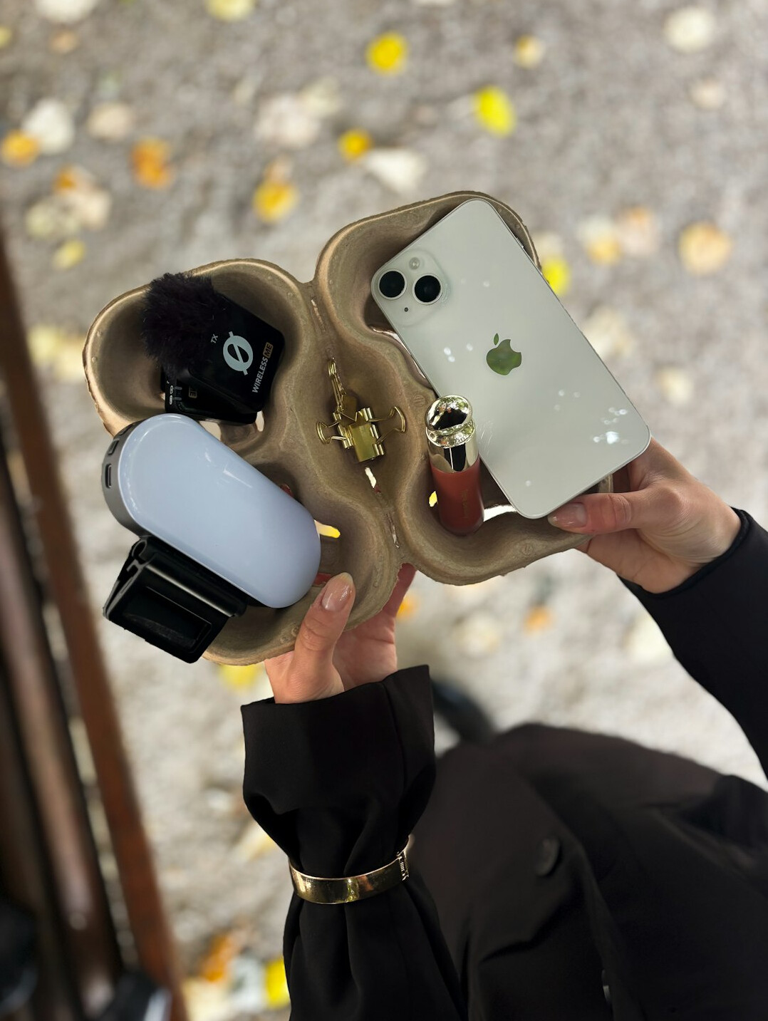 smartphone filming setup