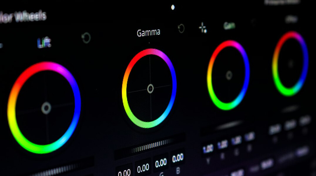 color grading on video