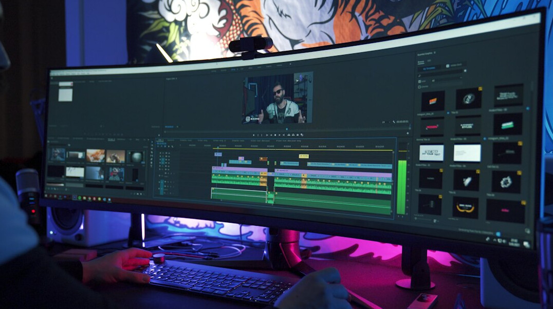 film editing software interface