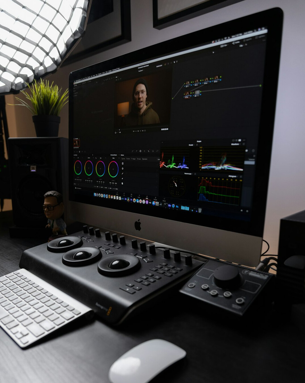 professional video editing suite