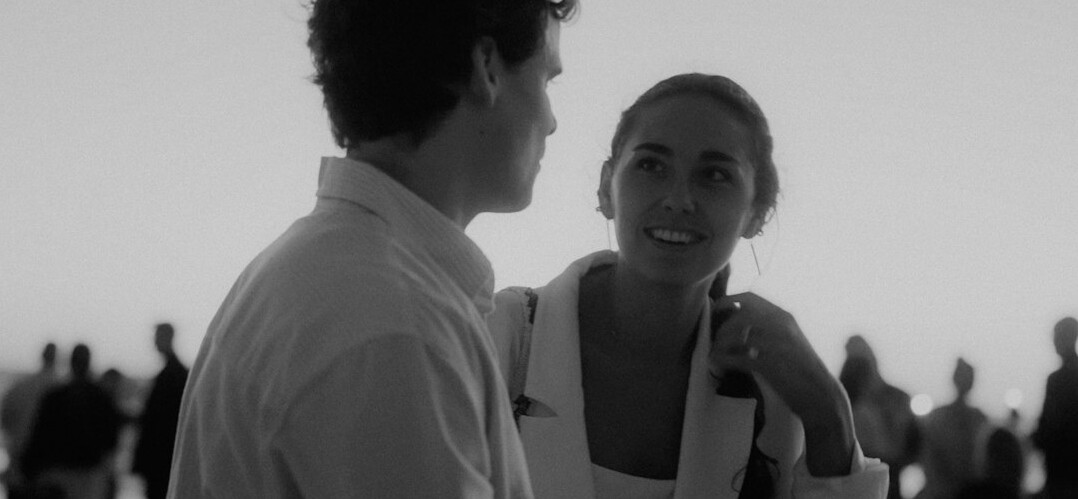 black and white movie still